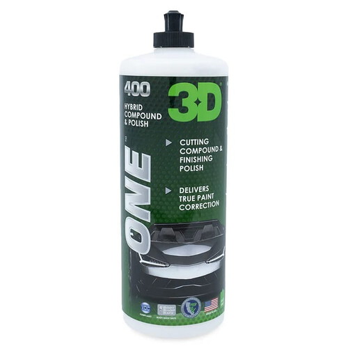 3D Car Care ONE to innowacyjna jednoetapowa pasta polerska zaprojektowana z myślą o maksymalnej wydajności i prostocie korekty lakieru.