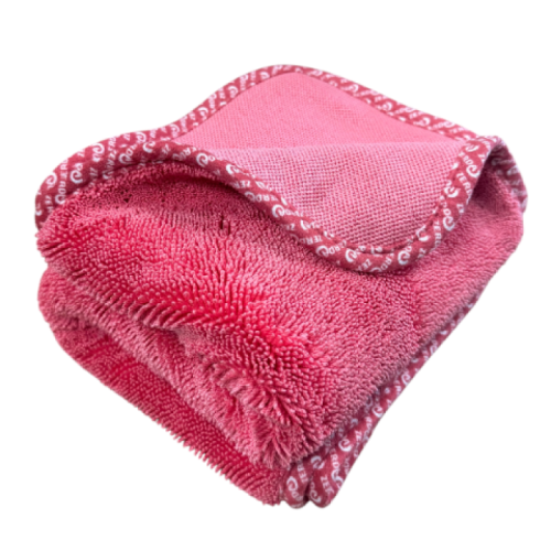 ZERDA Twist Loop1L 50x75 cm, 1000 GSM (PINK) – ręcznik do osuszania lakieru
