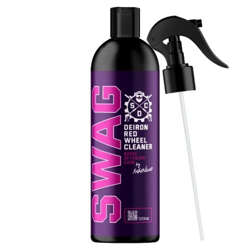 SWAG Basic Deiron Red Wheel Cleaner 500ml - preparat do usuwania opiłków metalicznych z lakieru, deironizer, krwawa felga