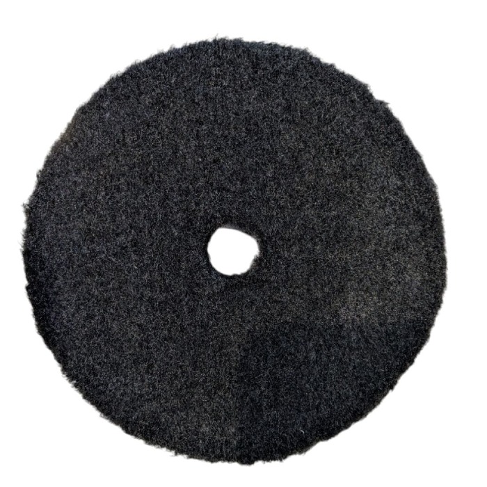 CarDna Kosa Futro Black/Blue Mocna 150MM - futro polerskie hybrydowe mocno tnące